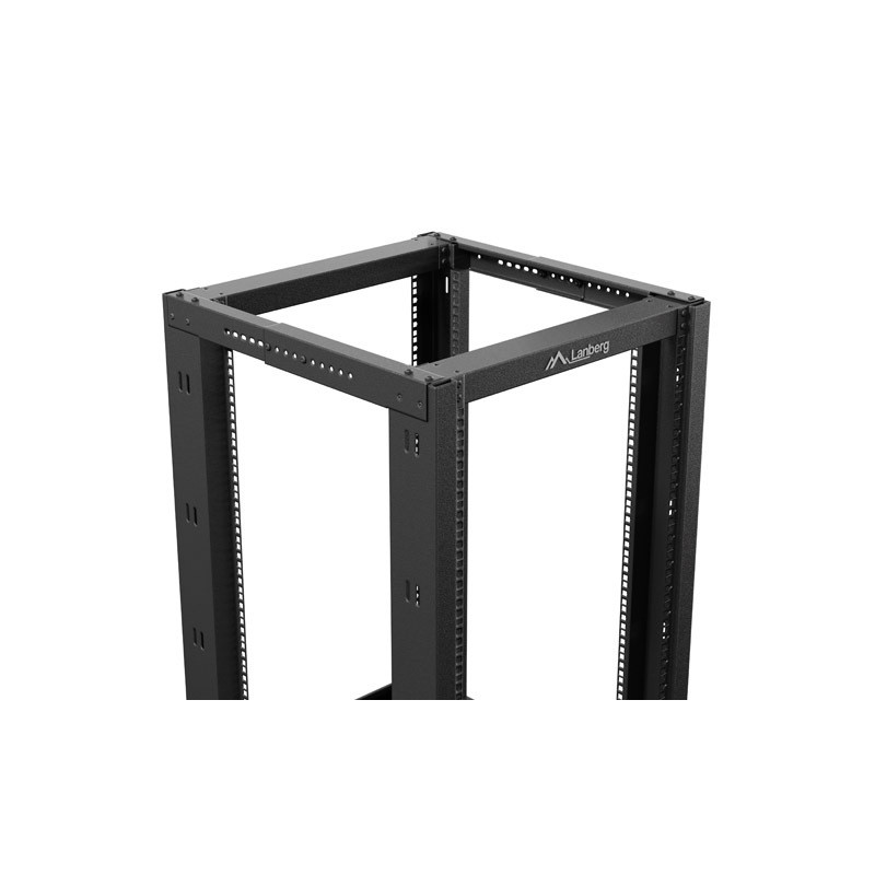 LANBERG OTVORENÝ RACK 18U 600X800 ČIERNY
