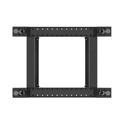 LANBERG OTVORENÝ RACK 18U 600X800 ČIERNY