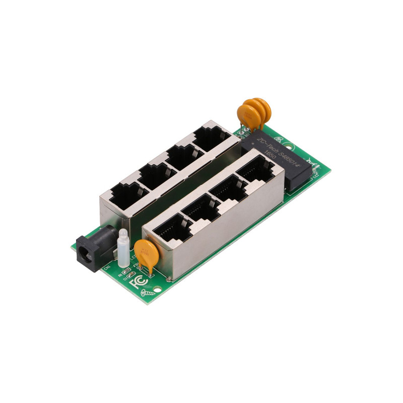 OEM - Gigabitový tienený 4-portový PoE panel