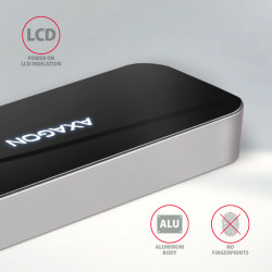 AXAGON HMC-6H4A, USB 3.2 Gen 1 húb, porty 4x USB-A, HDMI 4k/30Hz, PD 100W, kábel USB-C 20cm
