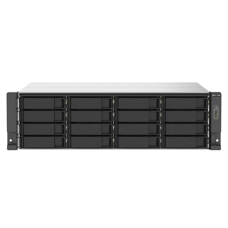 QNAP TS-1673AU-RP-16G (Ryzen V1500B 2,2 GHz / 16GB RAM / 16x SATA / 2x 2,5GbE / 2x PCIe / 2x zdroj)