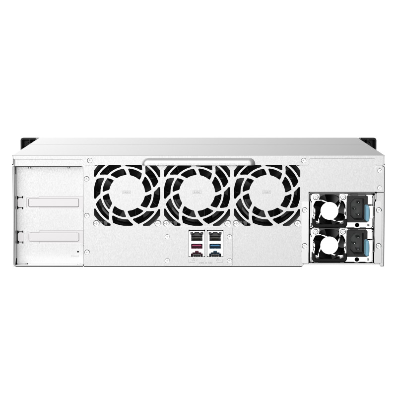 QNAP TS-1673AU-RP-16G (Ryzen V1500B 2,2 GHz / 16GB RAM / 16x SATA / 2x 2,5GbE / 2x PCIe / 2x zdroj)