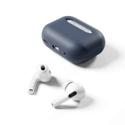 Epico kožené púzdro AirPods Pro 3 - modrá