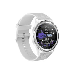 CARNEO Queen HR+/44mm/Silver/Šport Band/White