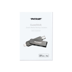 Patriot iLuxe Stick C MFi/1TB/USB 3.2/Lightning + USB-C/Čierna