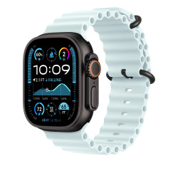 APPLE - Watch Acc/49/Ice Blue Ocean Band Ext -Black Titan