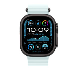 APPLE - Watch Acc/49/Ice Blue Ocean Band Ext -Black Titan
