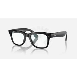 GOOGLE - Meta Ray-Ban Gen1 Wayfarer - Matte Black/Clear to Graphite Green Transitions
