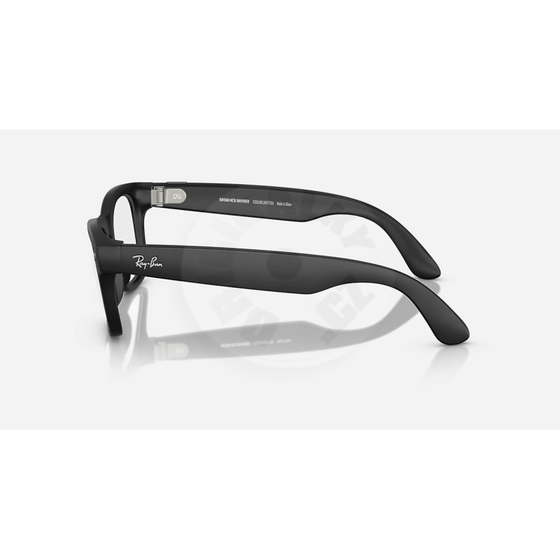 GOOGLE - Meta Ray-Ban Gen1 Wayfarer - Matte Black/Clear to Graphite Green Transitions