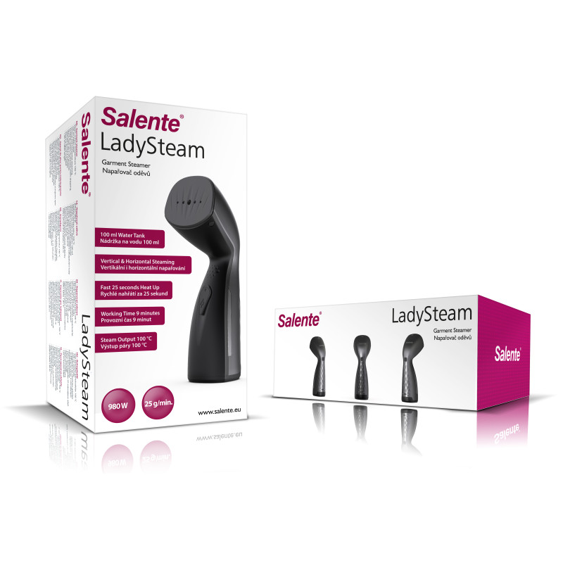 Salente LadySteam, ručný naparovač odevov a hygienický čistič 2v1