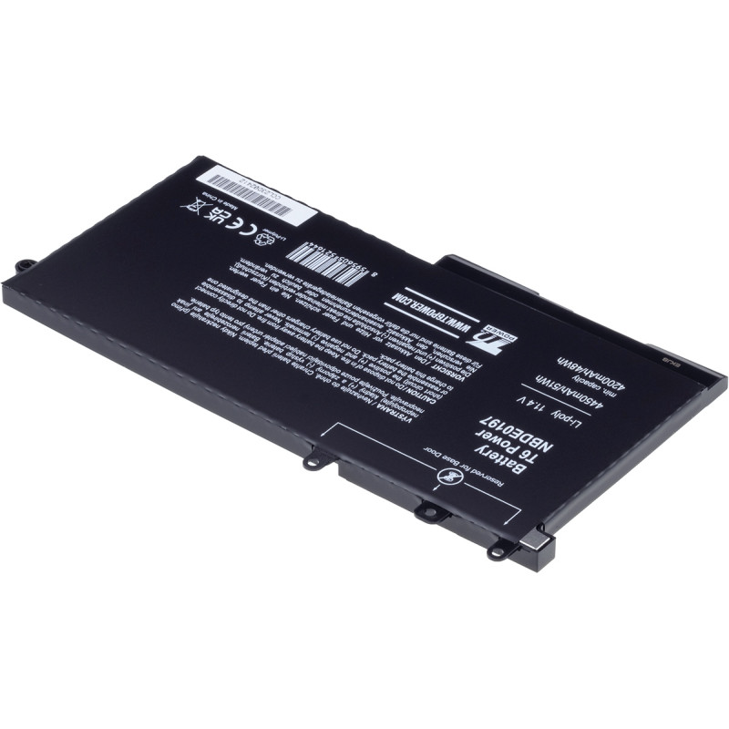 Batérie T6 Power pre Dell Latitude 5280, 5290, 5480, 5490, 5580, 5590, 4450mAh, 51Wh, 3cell, Li-pol