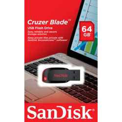 SanDisk Cruzer Blade/64GB/USB 2.0/USB-A/Čierna