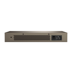 Tenda TEG1024D 24x Gigabit Switch, Fanless-bez ventilátorov, Rackmount, ochrana proti prepätiu