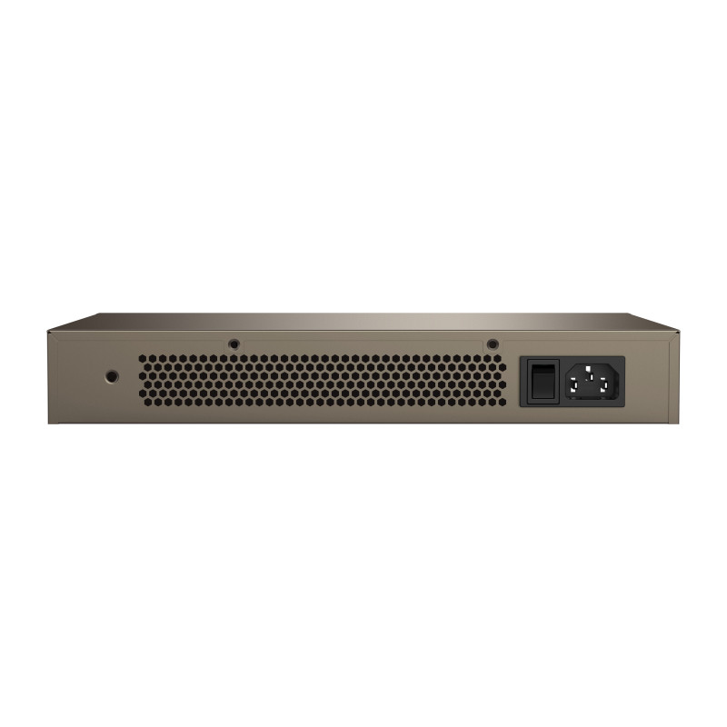 Tenda TEG1024D 24x Gigabit Switch, Fanless-bez ventilátorov, Rackmount, ochrana proti prepätiu