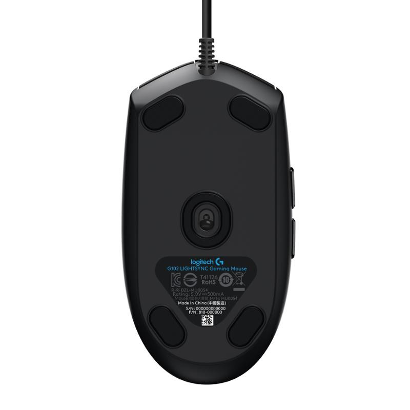 Logitech G102 Gen2/Herná/Optická/8 000 DPI/Drôtová USB/Čierna