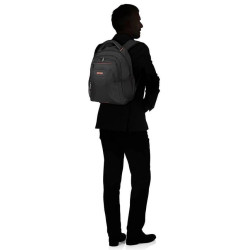 American Tourister AT WORK LAPTOP BACKPACK 13.3'' - 14,1 Black/Orange