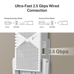 TP-Link RE405BE BE6500 Wi-Fi 7 Range Extender