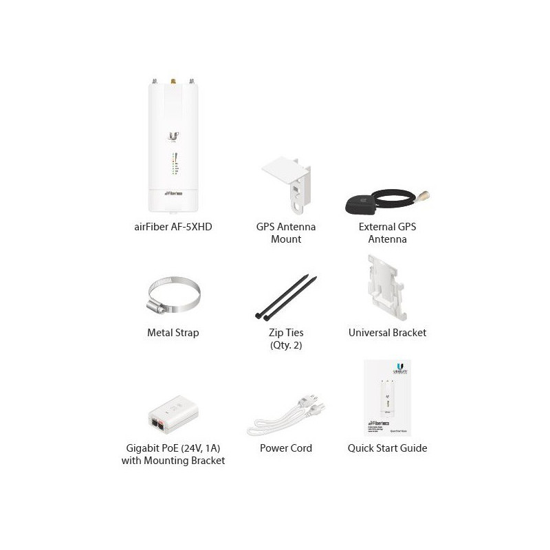 Ubiquiti AirFiber AF-5XHD, 1Gbps+, 4.8-6.2GHz (cena za ks)
