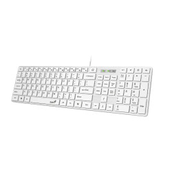 GENIUS Slimstar 126 klávesnica + Copilot biela
