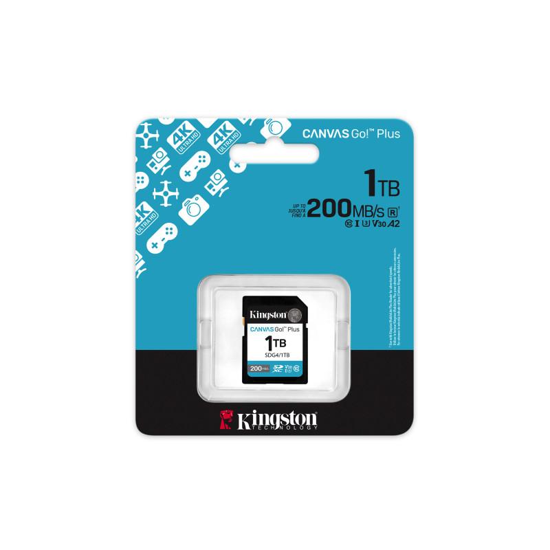 Kingston Canvas Go Plus/SDXC/1TB/UHS-I U3 / Class 10