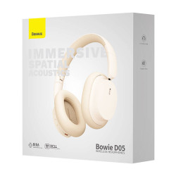 NONAME - Baseus Bowie D05/USB-C/Drôt/BT/Bezdrôt/Biela