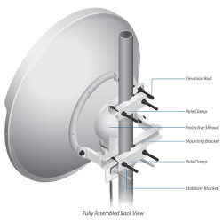 Ubiquiti RocketDish, 31dBi, 5GHz AC, Rocket Kit