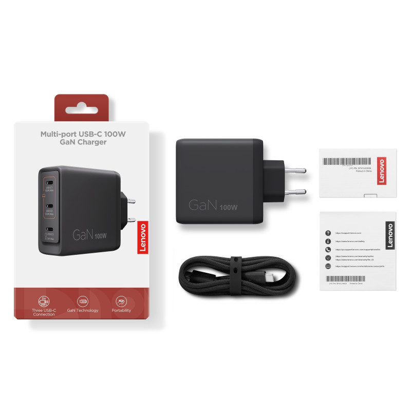 Lenovo Multi-port USB-C 100 W GaN Charger