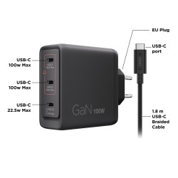 Lenovo Multi-port USB-C 100 W GaN Charger