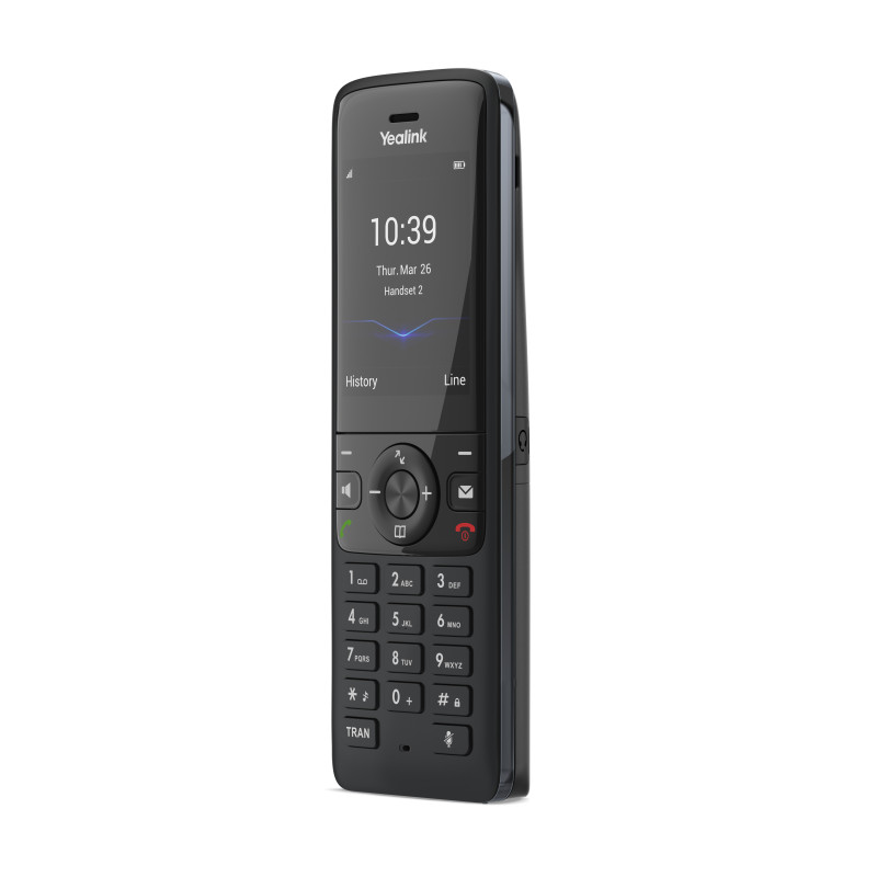 Yealink W78P, IP DECT báza + rúčka, PoE, 2,4'' bar.disp., až 10 rúčok