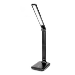 FELLOWES - Platinet PDL194B stolná LED lampa Remus 5W stmievateľná, dotykové ovládanie, USB port, čierna