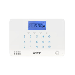 iGET SECURITY M3B - bezdrôtový GSM alarm CZ, zasiela SMS/telefonuje,záložná batéria 8 hod,aplikácia CZ