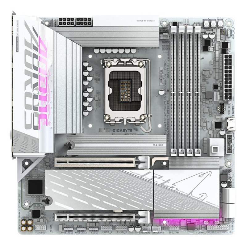 GIGABYTE B860 AORUS ELITE WIFI6E ICE/LGA 1851/mATX