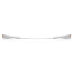 Ubiquiti U-Cable-PATCH-RJ45, Eth Patch Kabel, 0,1 m (0,22 m s konektormi), Cat6, biely
