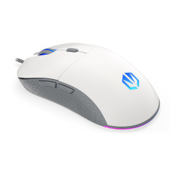 Endorfy GEM/Herná/Optická/Pre pravákov/8 000 DPI/Drôtové USB-A/Biela