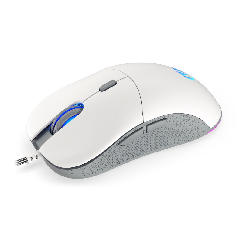 Endorfy GEM/Herná/Optická/Pre pravákov/8 000 DPI/Drôtové USB-A/Biela
