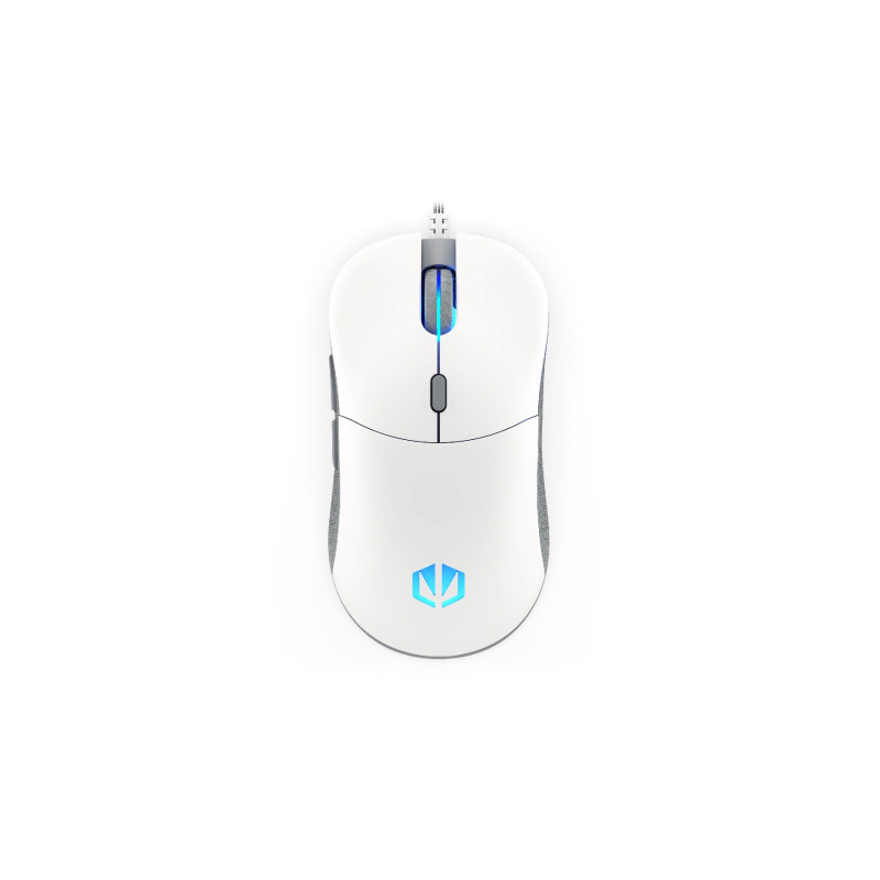 Endorfy GEM/Herná/Optická/Pre pravákov/8 000 DPI/Drôtové USB-A/Biela