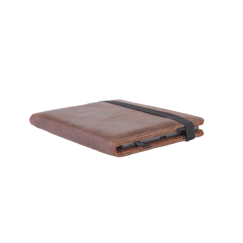 C-TECH PROTECT puzdro z pravej kože pre 6'' zariadenie, RLC-02, hnedé (Onyx Boox Go 6 a Poke 5)