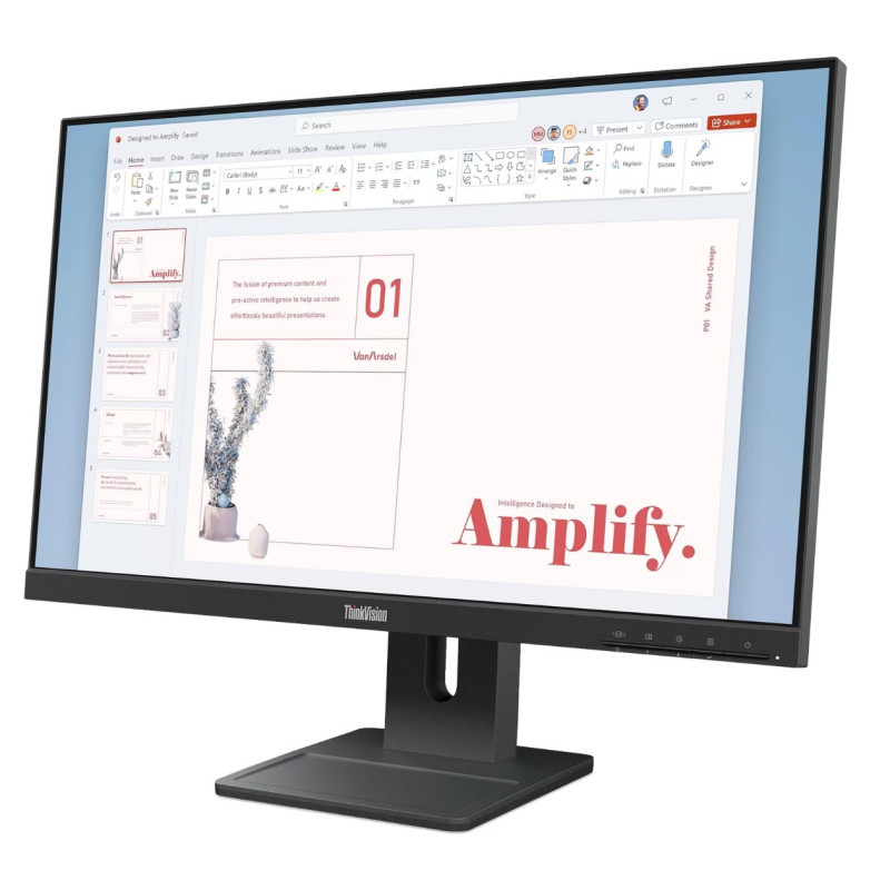 Lenovo ThinkVision/E24-40/23,8''/IPS/FHD/100Hz/6ms/Čierna/3R
