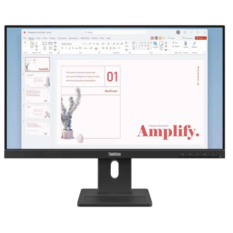 Lenovo ThinkVision/E24-40/23,8''/IPS/FHD/100Hz/6ms/Čierna/3R