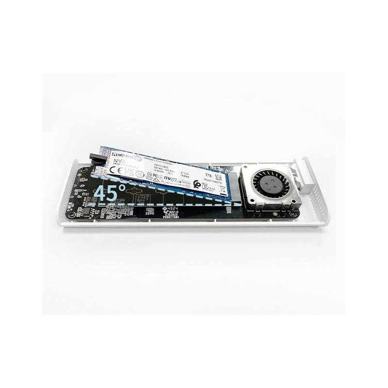 D-Link DSP-411 USB-C 4.0 M.2 NVMe SSD Enclosure