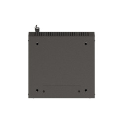 LANBERG RACKOVÁ SKRIŇA 10'' NÁSTENNÁ 9U/300X300 (FLAT PACK) S PRESKLENÝMI DVERMI ČIERNA