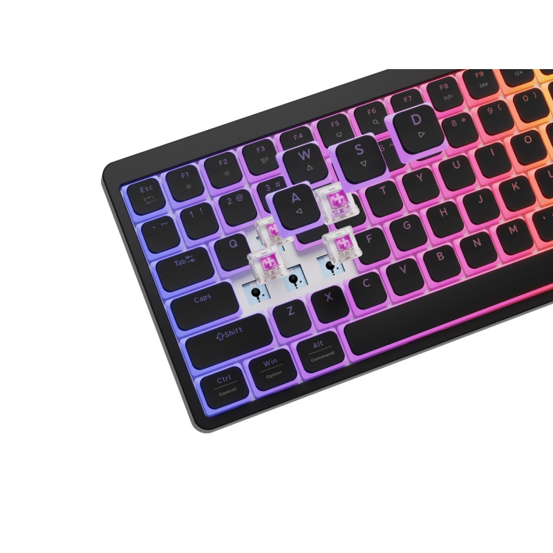 Mechanická herná klávesnica Genesis THOR 430 TKL/Drôtové USB-A/US/Čierna