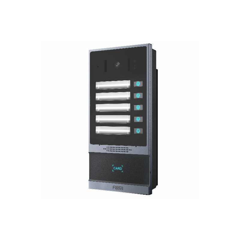 GRANDSTREAM - Fanvil i63 SIP video dverový interkom, 2SIP, 5 konf. hr., H264, IP66, IK10, RDFI, NFC