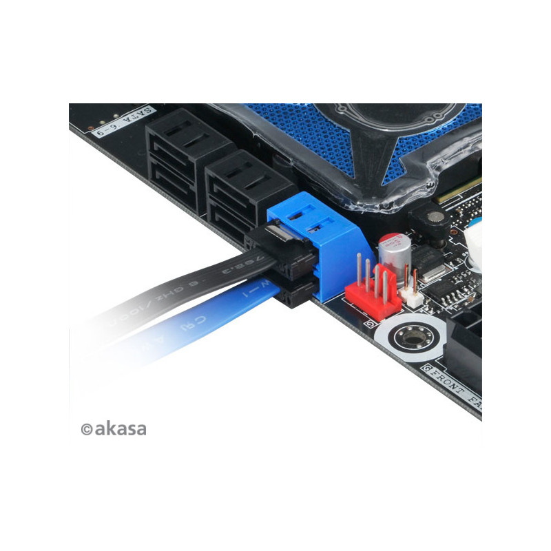 AKASA - Proslim - Sata kábel - 50 cm