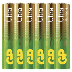 GP BATERIE - GP Alkalická batéria ULTRA AAA (LR03) - 6ks