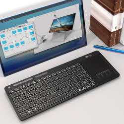 Klávesnica C-TECH WLTK-03, Dual, Touchpad