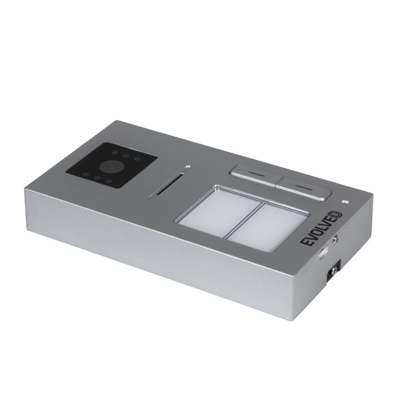 EVOLVEO DoorPhone AP2-2 drôtový videotelefón pre dva byty s aplikáciou, biely