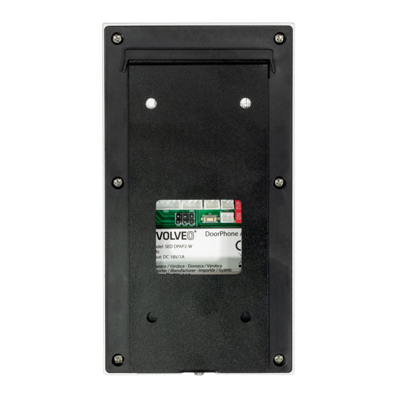 EVOLVEO DoorPhone AP2-2 drôtový videotelefón pre dva byty s aplikáciou, biely