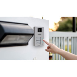 EVOLVEO DoorPhone AP2-2 drôtový videotelefón pre dva byty s aplikáciou, biely