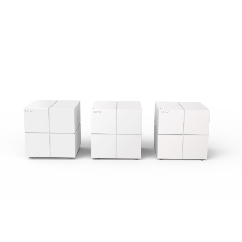 Tenda Nova MW6 (3-balenie) WiFi AC1200 Mesh gigabitový systém, MU-MIMO, 6x GLAN/GWAN, aplikácie SMART CZ